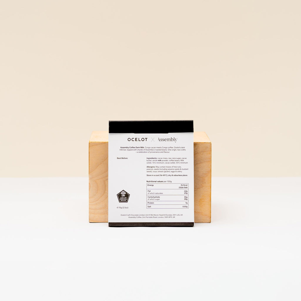 Assembly Coffee x Ocelot Dark Milk Chocolate