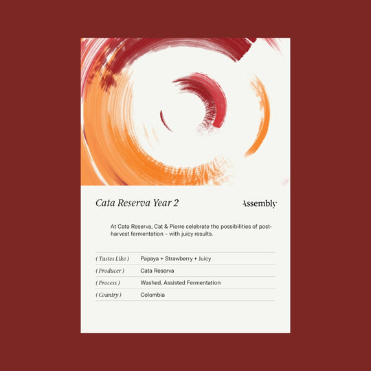 Colombia — Cata Reserva Year 2 Taste Card