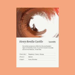 Colombia - Henry Bonilla Castillo Taste Card