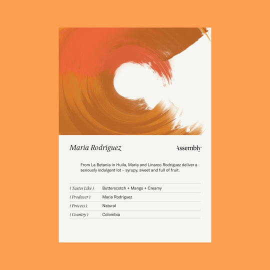 Colombia — Maria Rodriguez Taste Card