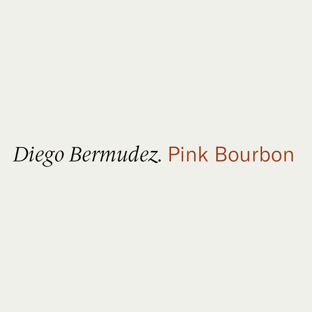 Limited Edition — Diego Bermudez Pink Bourbon