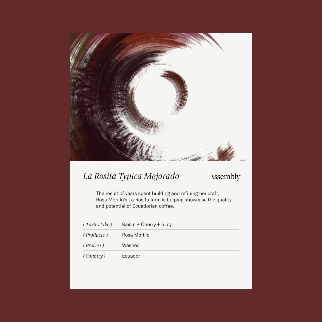 Photo of Ecuador — La Rosita Typica Mejorado Taste Card