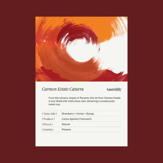 Panama — Carmen Estate Caturra Taste Card