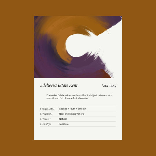 Tanzania — Edelweiss Estate Kent Taste Card