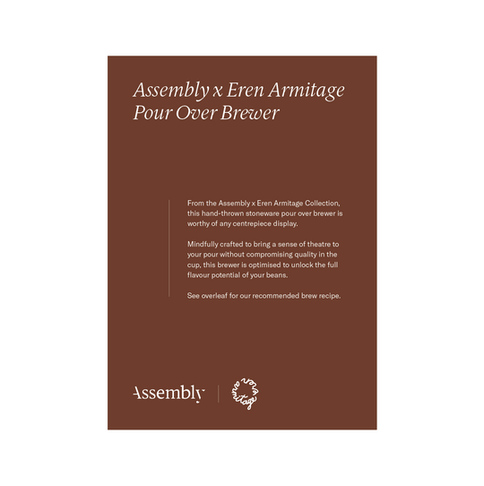 Assembly x Eren Armitage — Pour Over Brewer Insert